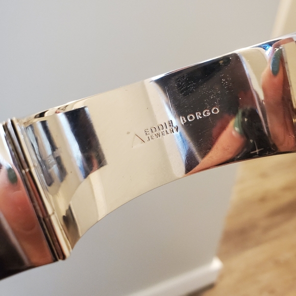 EDDIE BORGO Silver hook cuff - Picture 4 of 5